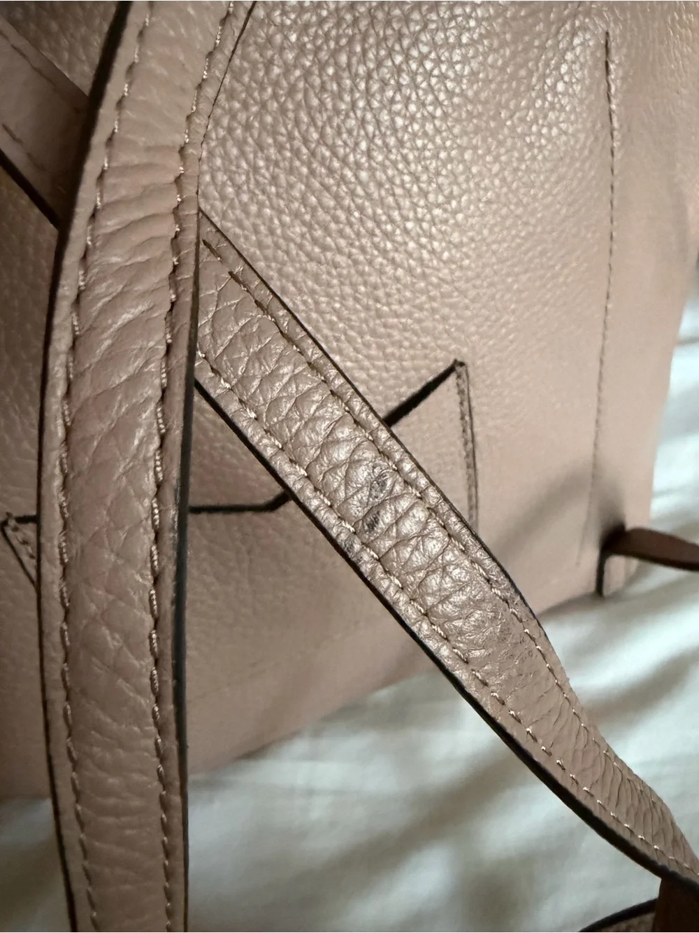 Michael Kors Dusty Rose Pebbled Leather Backpack